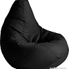 Кресло-мешок Kreslomeshki Груша Ekonom XL EG-110x80-CH (черный)