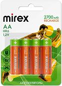 Аккумулятор Mirex AA 2700mAh 4 шт HR6-27-E4