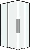 Душевой уголок Grossman Galaxy 100x90x195 300.K33.01.1090.21.00 (черный матовый/прозрачное стекло)