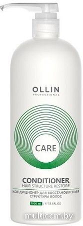 Кондиционер Ollin Professional Care для восстановления структуры волос 1 л