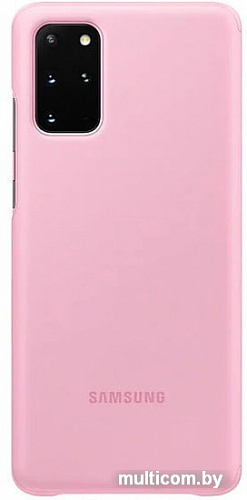 Чехол Samsung Smart Clear View Cover для Galaxy S20+ (розовый)