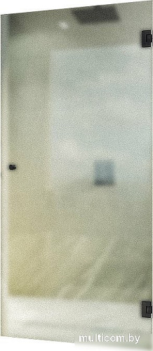 Душевая дверь MaybahGlass 195x70.5 MGD-519-6 (сатин стекло/черный)