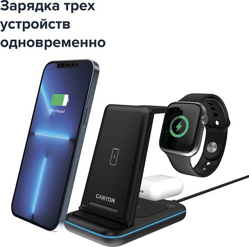 Беспроводное зарядное Canyon WS-304