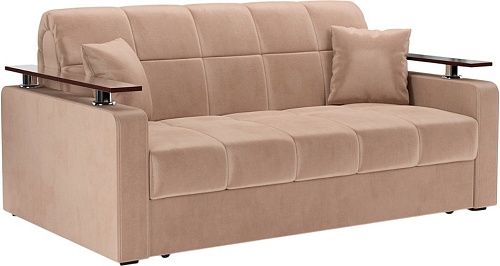 Диван Мебель-АРС Аккордеон Бакли ППУ 155x200 (бежевый кордрой)