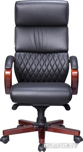 Кресло Everprof President Wood (экокожа, черный)