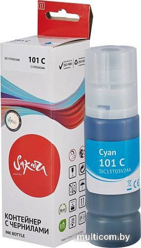 Чернила Sakura Printing SIC13T03V24A (аналог Epson 101 C)