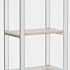 Стеллаж Hype Mebel Стандарт 80x170 (белый/древесина белая)