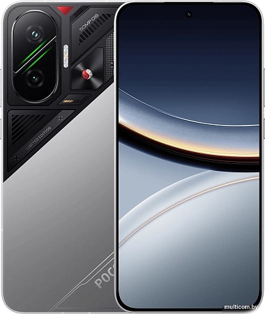 Телефон POCO F7 12GB/256GB международная версия (серебристый)