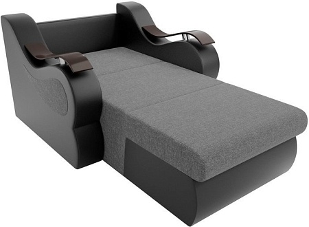 Кресло Лига диванов Меркурий 100684 80 см (серый/черный)