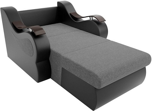 Кресло Лига диванов Меркурий 100684 80 см (серый/черный)