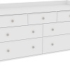 Комод ММЦ Вествик 7 (белый лак)