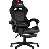 TopChairs Prophet с оттоманкой GF-8086 (черный)