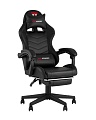 TopChairs Prophet с оттоманкой GF-8086 (черный)