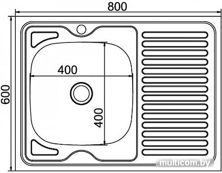 Кухонная мойка Mixline 527971