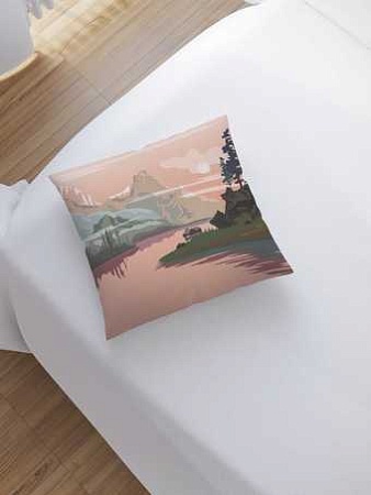 Чехол на подушку JoyArty Туманные вечера sl_29258