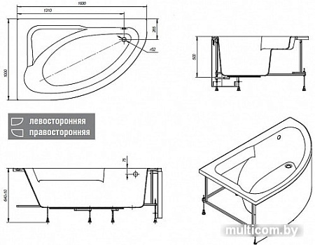 Ванна Roca Roca Welna 160x100L ZRU9302998