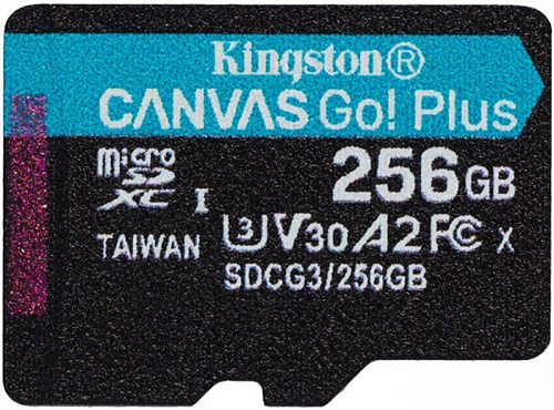 Карта памяти Kingston Canvas Go! Plus microSDXC 256GB (с адаптером)