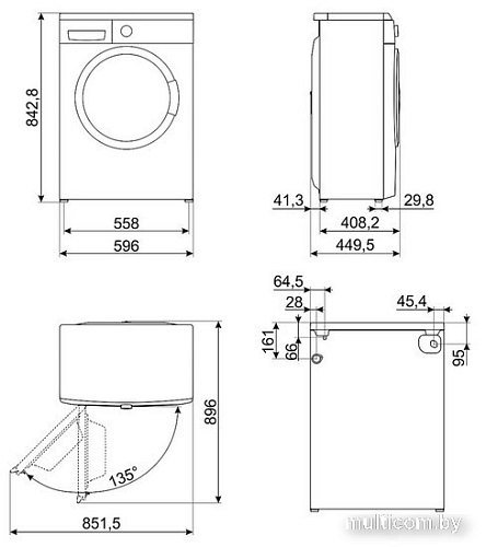 Стиральная машина Smeg LBW62PCIT