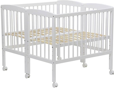 Детская кроватка Polini Kids Simple 100 (белый)