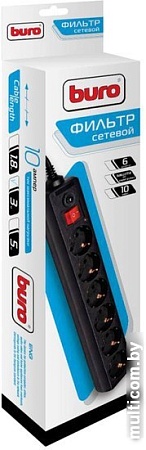 Сетевой фильтр Buro 600SH-3-B