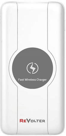Портативное зарядное устройство Revolter QI 10000 мАч (белый)
