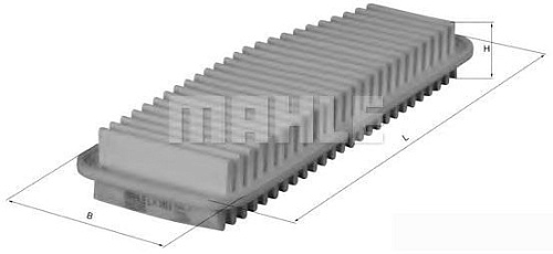 Воздушный фильтр Mahle Knecht LX1611