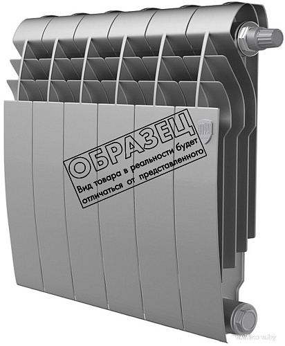 Биметаллический радиатор Royal Thermo BiLiner 350 Silver Satin VR (4 секции)