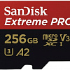 Карта памяти SanDisk Extreme PRO SDSQXCZ-256G-GN6MA microSDXC 256GB (с адаптером)