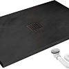 Душевой поддон Rea Rock 120x80 (черный)