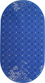 Коврик для ванной Вилина Массажный 6807 (38x69, синий)