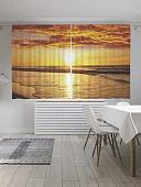 Комплект штор JoyArty Спокойный рассвет Oxford DeLux 1.45x1.8 м (2 шт)