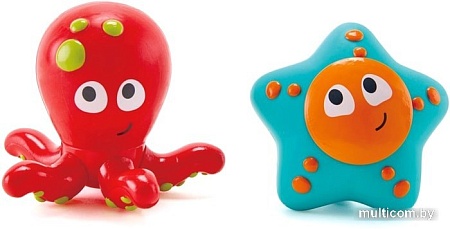 Набор игрушек для ванной Hape Игрушка брызгалки Обитатели океанского дна E0213-HP