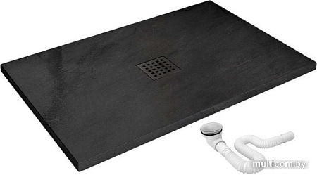 Душевой поддон Rea Rock 120x80 (черный)