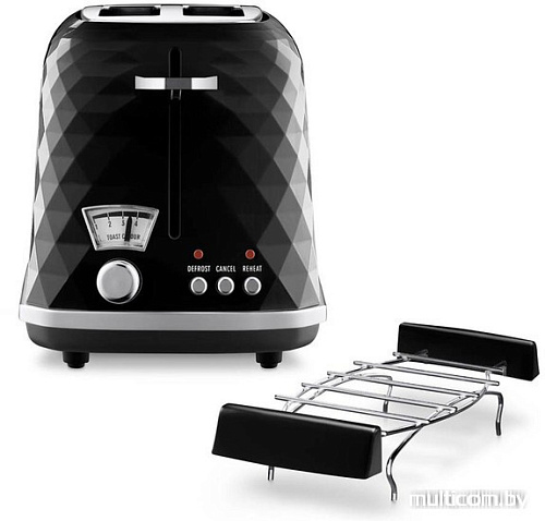 Тостер DeLonghi Brillante CTJ 2103.BK