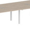 Стол Norden 240x143.8x75 SG.254.OL.63.WH (белый/дуб светлый)