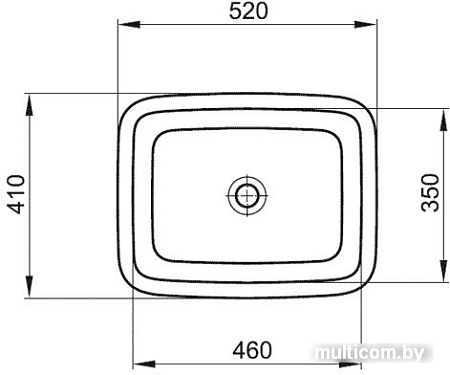 Умывальник Kolo Style L21846 52x41