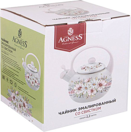 Чайник со свистком Agness Вивьен 934-439