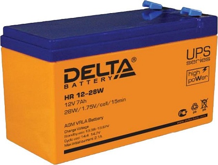 Аккумулятор для ИБП Delta HR 12-28W (12В/7 А&middot;ч)