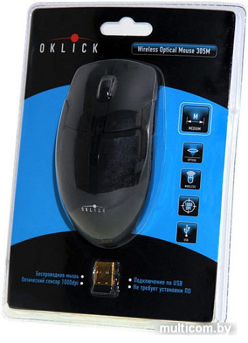 Мышь Oklick 305M Cordless Optical