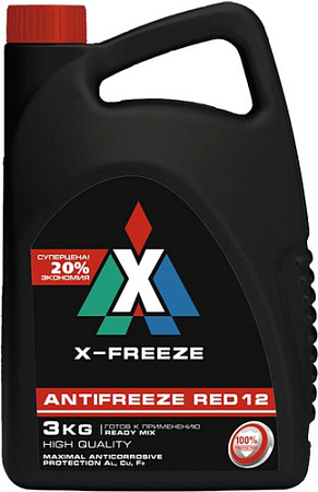 Антифриз X-Freeze Red 12 430206095 3 кг