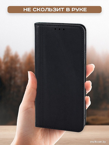 Чехол для телефона Case Book для Poco X6 5G/Redmi Note 13 Pro 5G (темно-красный)