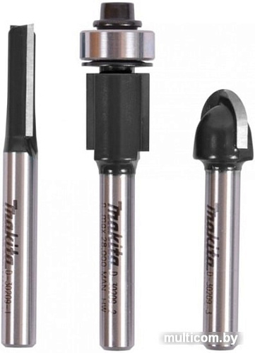 Набор фрез Makita D-70459 (3 шт)