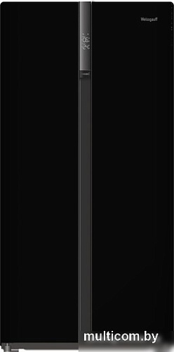 Холодильник side by side Weissgauff WSBS 500 Inverter NoFrost Black Glass