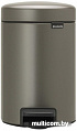 Brabantia Pedal Bin NewIcon 3 л (платиновый)