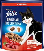 Сухой корм для кошек Felix Двойная вкуснятина с мясом 600 г