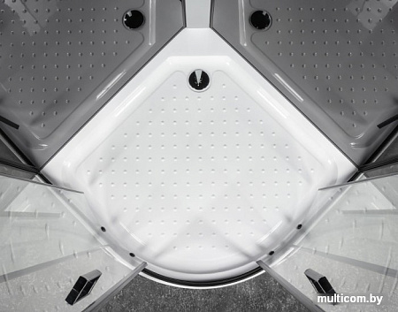 Душевая кабина Saniteco P1SE 80x80 (черный)