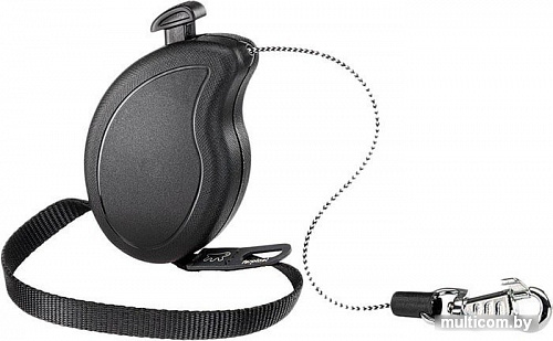Поводок-рулетка Ferplast Flippy One Cord Mini 75091017 (черный)