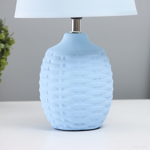 Настольная лампа Risalux Плетение 10603121 (голубой)