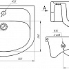 Умывальник Универсал Элегия 55