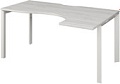 Стол Программа Техно Аргентум-МП НТМП.П-040 правый (сосна винтер/белый)